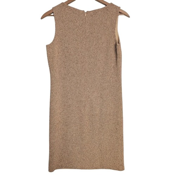 Michael Kors Collection Wood Bead Dress 2 Silk Luxury Mod Coastal Art to Wear
